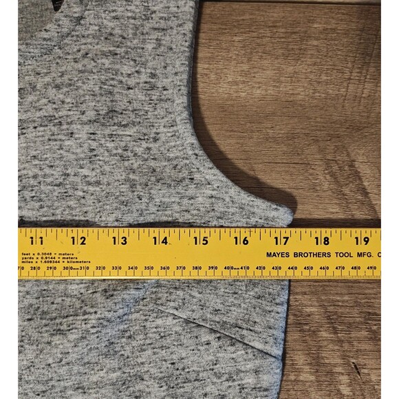 J.Crew Dress Womens 6 Heather Gray Sleeveless Midi A-Line Knit Belted Back Zip - Picture 11 of 14